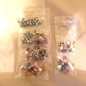 Clearance alert ***** belly ring assorted bag